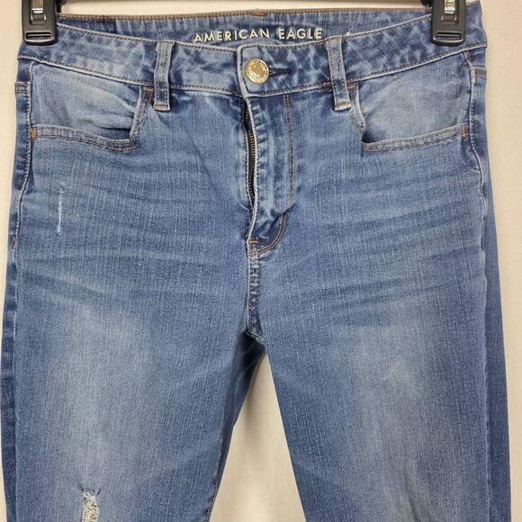 AEO Hi-Rise Jegging 360 Next Level Stretch 8 Short - Picture 2 of 8